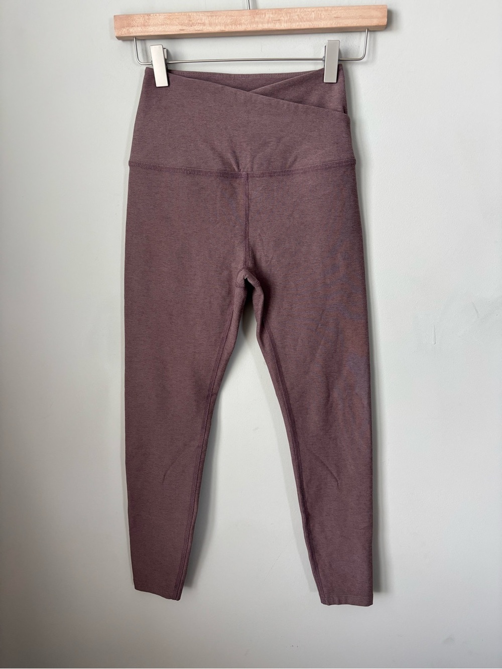 Beyond Yoga Spacedye™ At Your Leisure High Waisted Midi Length Mauve Size Small